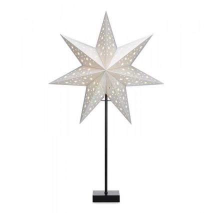 Markslöjd 704455 - Božična dekoracija SOLVALLA 1xE14/25W/230V srebrna 69 cm