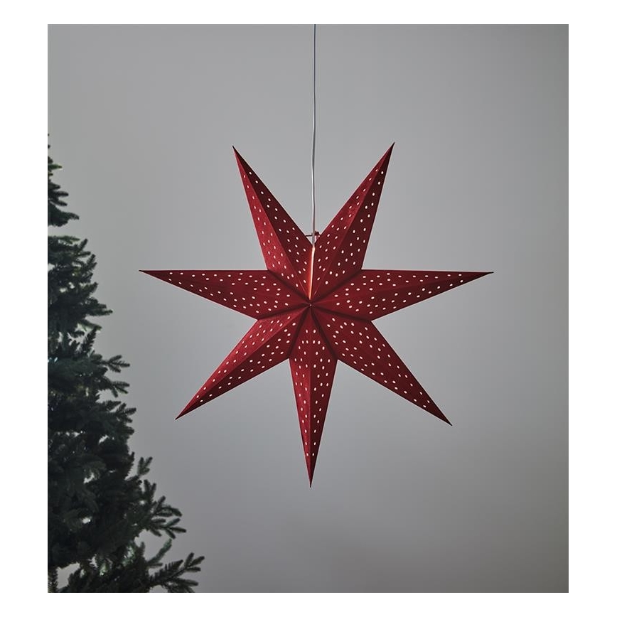 Markslöjd 704902 - Božični okras CLARA 1xE14/6W/230V 75 cm rdeča