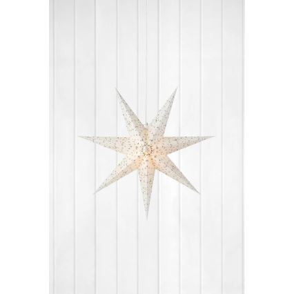 Markslöjd 704910 - Božična dekoracija OLIVIA 1xE14/6W/230V 75 cm bela