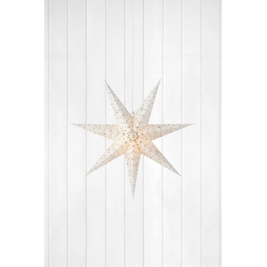 Markslöjd 704910 - Božična dekoracija OLIVIA 1xE14/6W/230V 75 cm bela