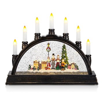Markslöjd 704983 - LED Božični svečnik KARSTEN 9xLED/0,25W/4,5V