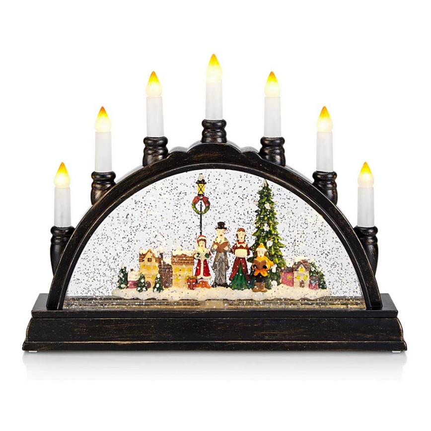 Markslöjd 704983 - LED Božični svečnik KARSTEN 9xLED/0,25W/4,5V