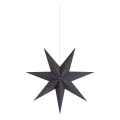 Markslöjd 705317 - Božična dekoracija BAROQUE 1xE14/25W/230V Ø 75 cm modra