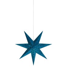 Markslöjd 705482 - Božična dekoracija VELOURS 1xE14/25W/230V modra