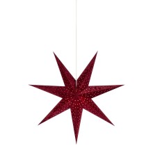 Markslöjd 705486 - Božični okras VELOURS 1xE14/6W/230V 75 cm rdeča