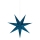 Markslöjd 705487 - Božični okras VELOURS 1xE14/6W/230V 75 cm modra