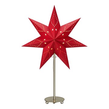 Markslöjd 705544 - Božična dekoracija SATURNUS 1xE14/25W/230V 35 cm rdeč