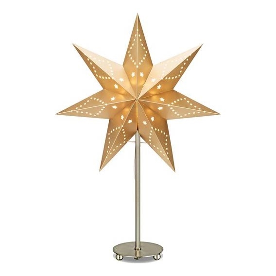 Markslöjd 705545 - Božična dekoracija SATURNUS 1xE14/25W/230V 35 cm zlata