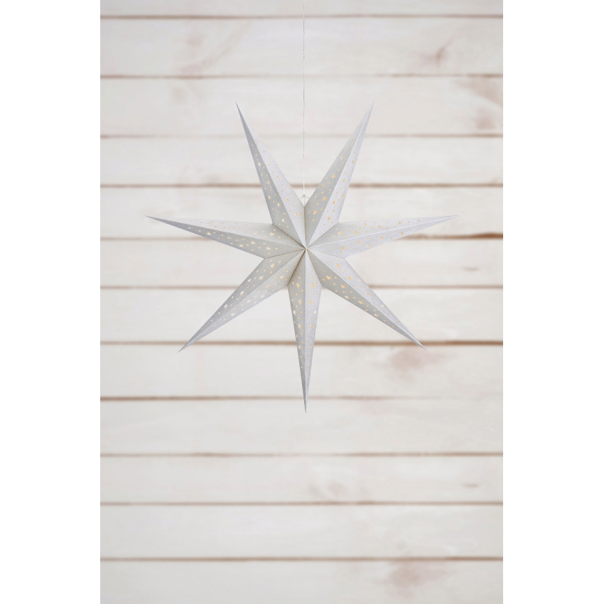 Markslöjd 705613 - LED Božična dekoracija BLANK LED/0,4W/3xAA 75 cm srebrna