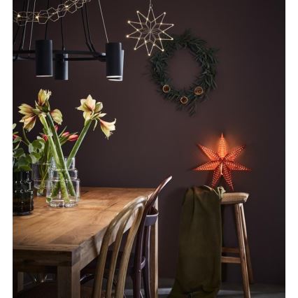 Markslöjd 705758 - Božični svečnik BROSA XL 7xE10/3W/230V