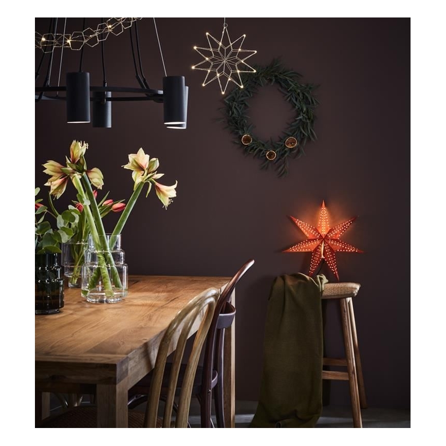 Markslöjd 705758 - Božični svečnik BROSA XL 7xE10/3W/230V