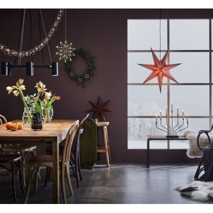 Markslöjd 705758 - Božični svečnik BROSA XL 7xE10/3W/230V