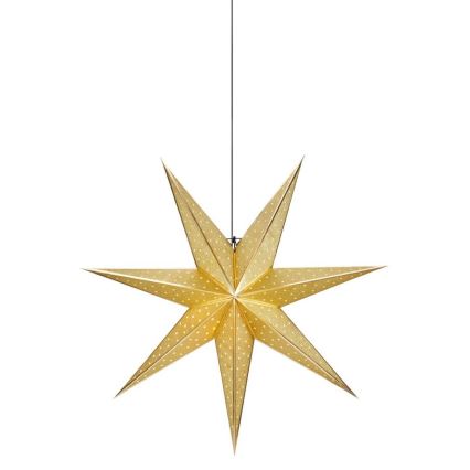 Markslöjd 705790 - Božična dekoracija GLITTER 1xE14/25W/230V pr. 75 cm zlata