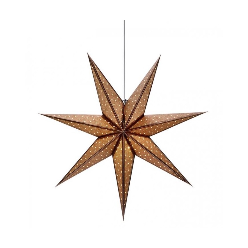 Markslöjd 705793 - Božična dekoracija GLITTER 1xE14/25W/230V pr. 45 cm bron