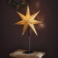 Markslöjd 705795 - Božična dekoracija GLITTER 1xE14/25W/230V 65 cm črna/zlata