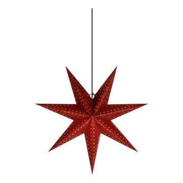 Markslöjd 705807 - Božična dekoracija EMBLA 1xE14/6W/230V, Ø 45 cm, rdeča