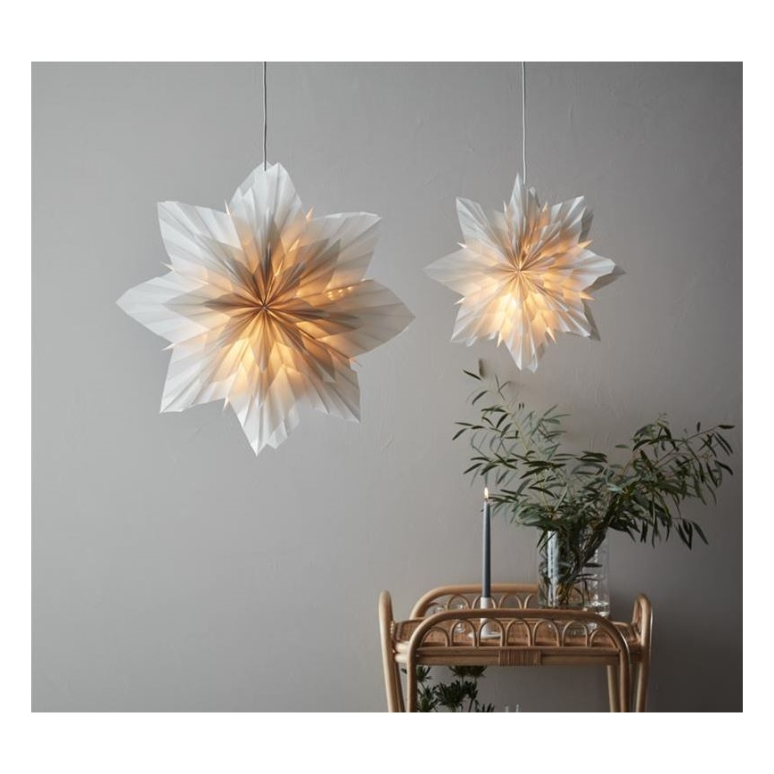 Markslöjd 705835 - Božična dekoracija NEELA 1xE14/25W/230V pr. 60 cm siva