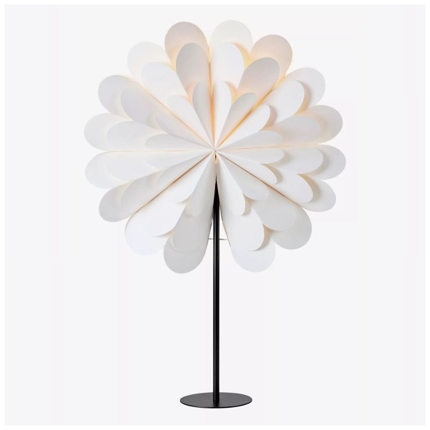 Markslöjd 705946 - Božična dekoracija MARAVILLA 1xE14/25W/230V 68 cm bela/črna