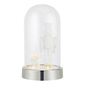 Markslöjd 706526 - LED božična dekoracija ISLA LED/0,12W/3xAA sijajni krom/louskáček