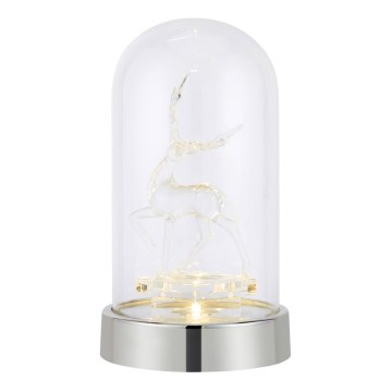 Markslöjd 706528 - LED božična dekoracija ISLA LED/0,06W/3xAA sijajni krom/sob
