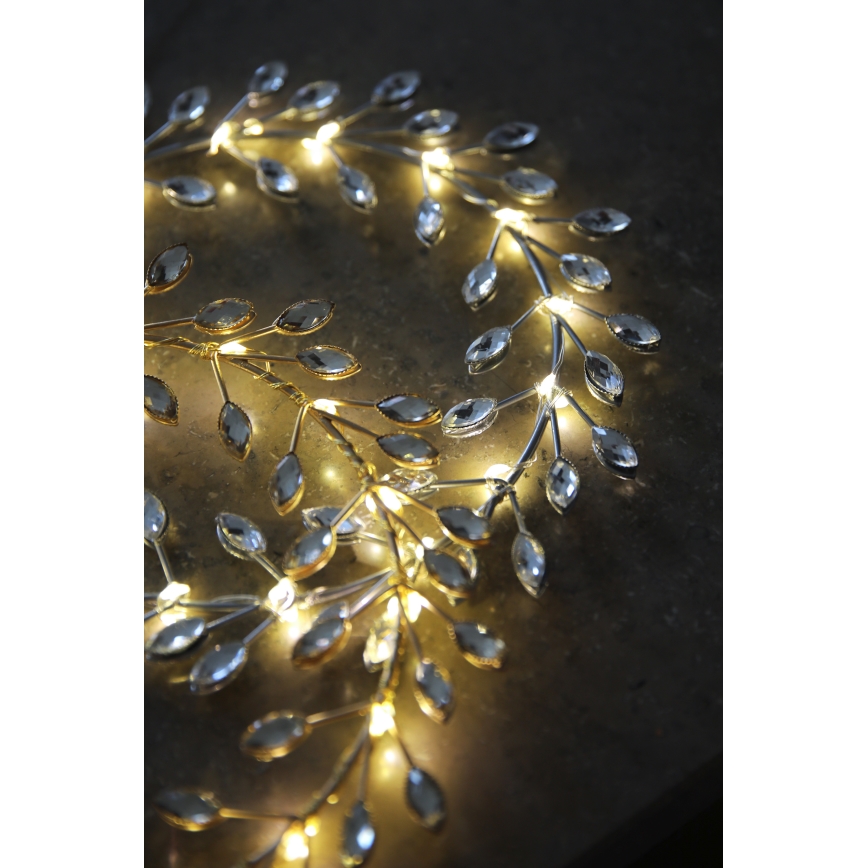 Markslöjd 706558 - LED božična dekoracija ARIA LED/3,12W/2xAA zlata