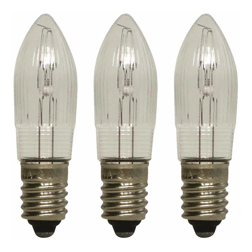 Markslöjd 8264 - SET 3x Industrijska Božična žarnica TOPPLAMPA E10/3W/55V