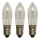 Markslöjd 8264 - SET 3x Industrijska Božična žarnica TOPPLAMPA E10/3W/55V