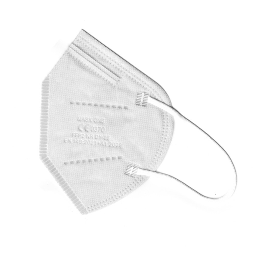Mask One Zaščitna maska - otroška velikost FFP2 NR - CE 0370 bela 100 kom.