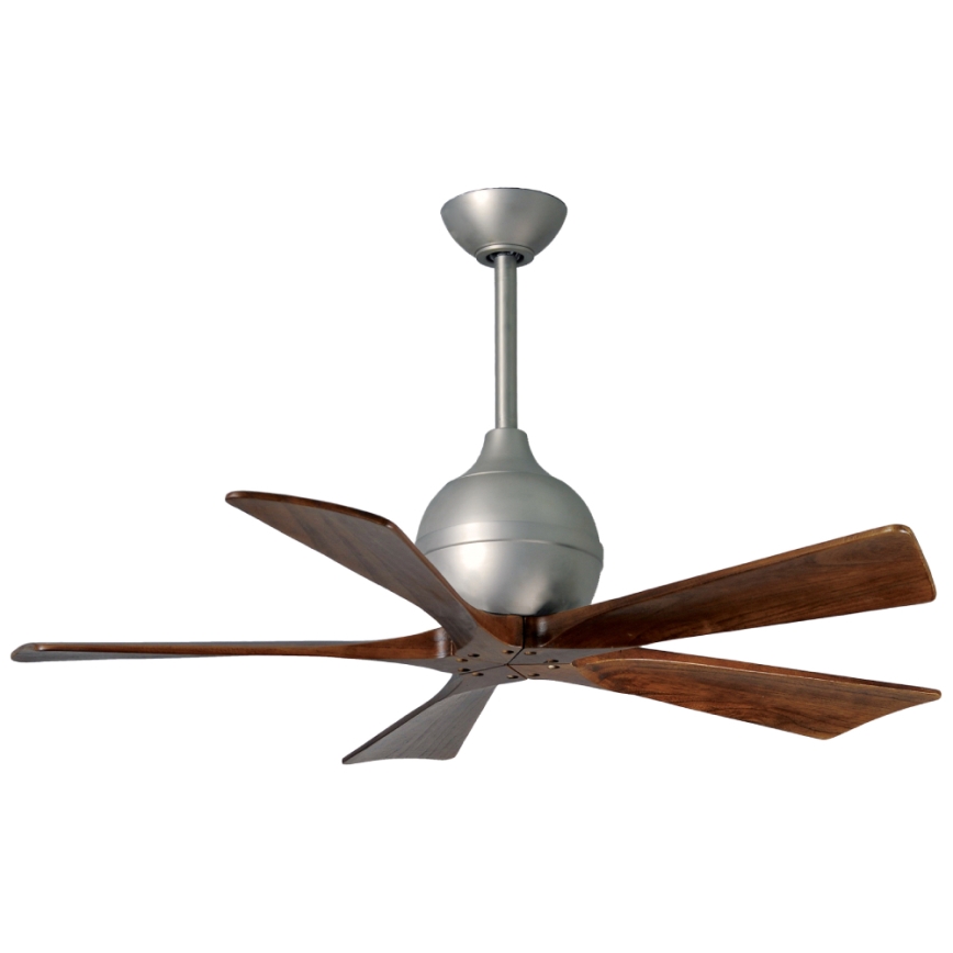 Matthews VEN-IR5-52 - Stropni ventilator IRENE 52" mat nikelj/oreh