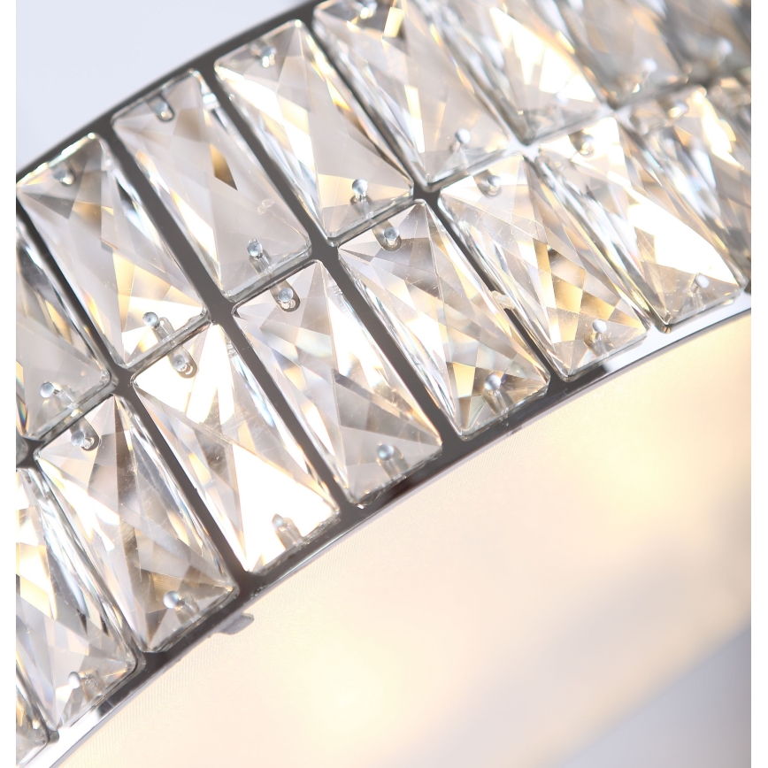 MAXLIGHT C0122 - Stropna svetilka DIAMANTE 6xG9/42W/230V pr. 46 cm sijajni krom