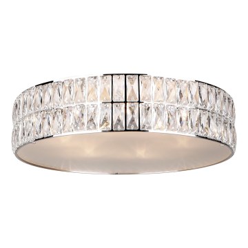 MAXLIGHT C0122 - Stropna svetilka DIAMANTE 6xG9/42W/230V pr. 46 cm sijajni krom