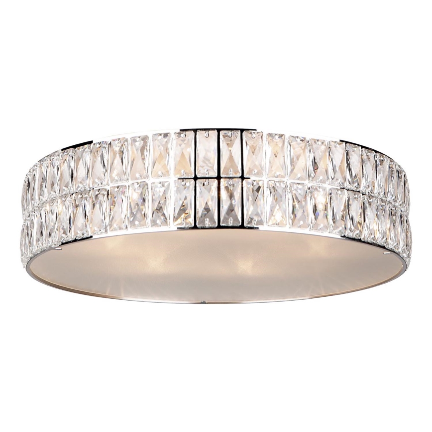 MAXLIGHT C0122 - Stropna svetilka DIAMANTE 6xG9/42W/230V pr. 46 cm sijajni krom