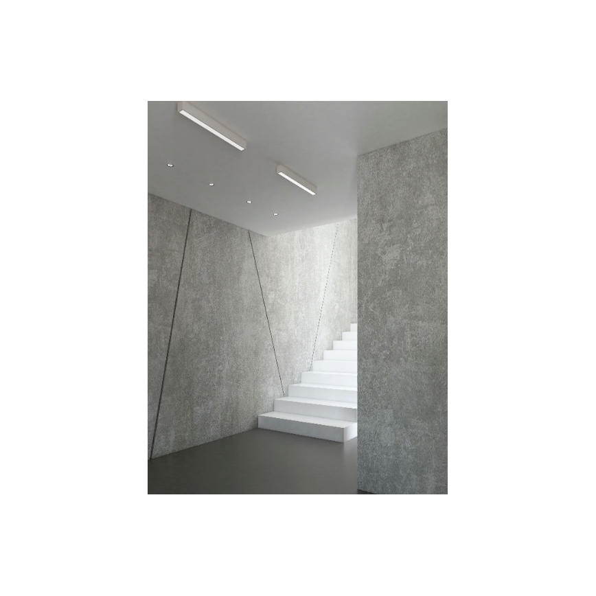 MAXLIGHT C0125D - LED Zatemnitvena stropna svetilka LINEAR LED/36W/230V 113,5 cm bela