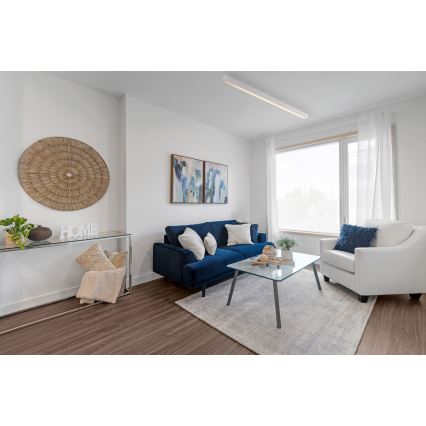 MAXLIGHT C0125D - LED Zatemnitvena stropna svetilka LINEAR LED/36W/230V 113,5 cm bela
