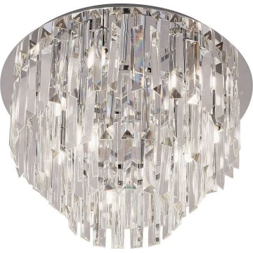 MAXLIGHT C0136 - Stropna svetilka MONACO 9xG9/40W/230V pr. 42 cm sijajni krom