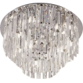 MAXLIGHT C0137 - Stropna svetilka MONACO 15xG9/40W/230V pr. 60 cm sijajni krom
