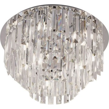 MAXLIGHT C0137 - Stropna svetilka MONACO 15xG9/40W/230V pr. 60 cm sijajni krom