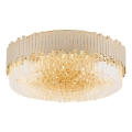 MAXLIGHT C0164 - Stropna svetilka TREND 15xE14/40W/230V pr. 60 cm zlata