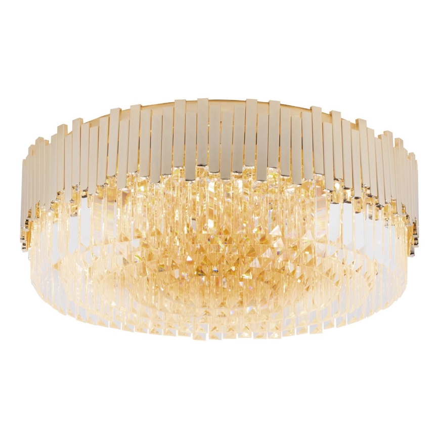MAXLIGHT C0164 - Stropna svetilka TREND 15xE14/40W/230V pr. 60 cm zlata