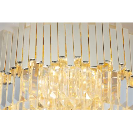 MAXLIGHT C0165 - Stropna svetilka TREND 8xE14/40W/230V pr. 45 cm zlata