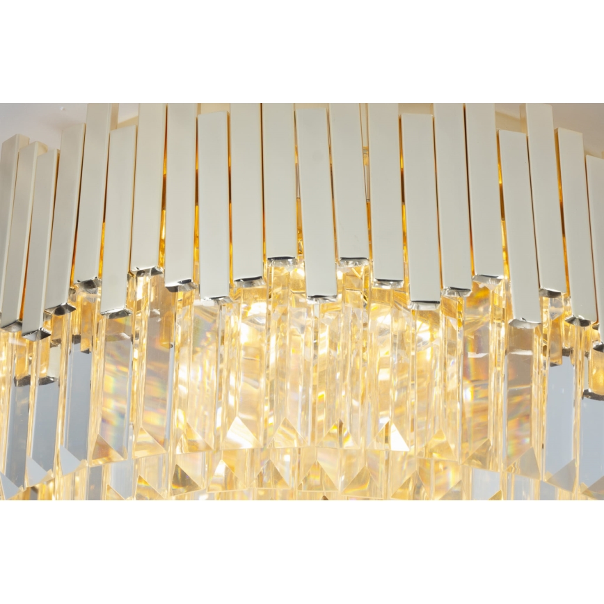 MAXLIGHT C0165 - Stropna svetilka TREND 8xE14/40W/230V pr. 45 cm zlata