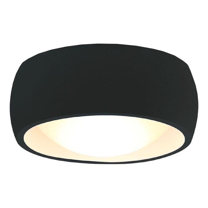 MAXLIGHT C0204 - LED Kopalniška stropna svetilka KODAK LED/8W/230V pr. 10,8 cm IP44 črna