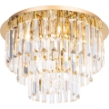 MAXLIGHT C0205 - Stropna svetilka MONACO 9xG9/40W/230V pr. 42 cm zlata