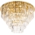 MAXLIGHT C0206 - Stropna svetilka MONACO 15xG9/40W/230V pr. 60 cm zlata