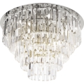 MAXLIGHT C0225 - Stropna svetilka MONACO 16xG9/40W/230V pr. 80 cm sijajni krom