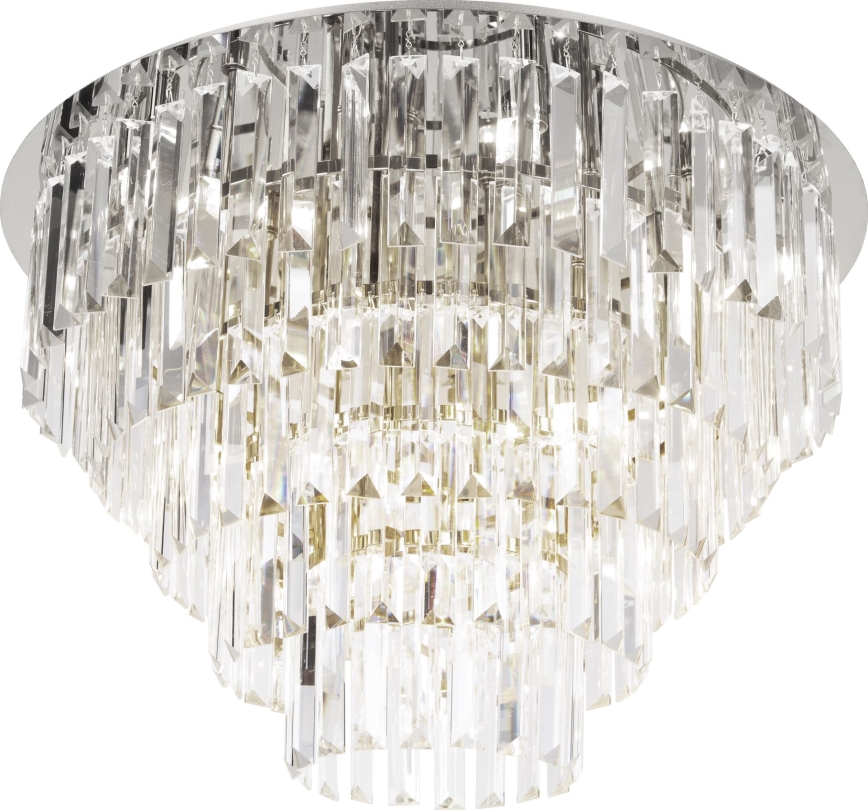MAXLIGHT C0225 - Stropna svetilka MONACO 16xG9/40W/230V pr. 80 cm sijajni krom