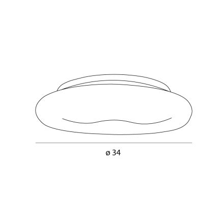 MAXLIGHT C0233 - LED Stropna svetilka DUO LED/10W/230V pr. 34 cm bela