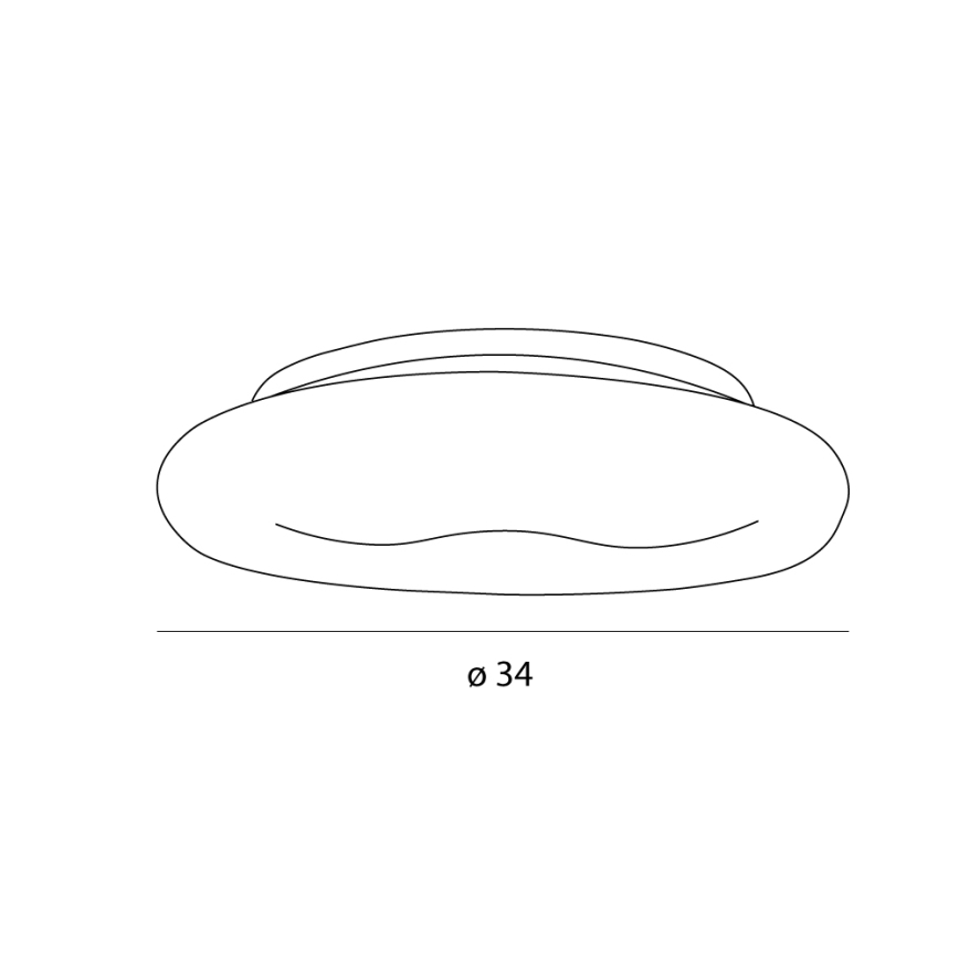 MAXLIGHT C0233 - LED Stropna svetilka DUO LED/10W/230V pr. 34 cm bela