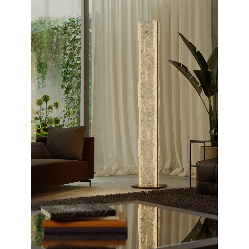 MAXLIGHT F0063 - LED talna svetilka EVEREST LED/105W/230V 152 cm rjava