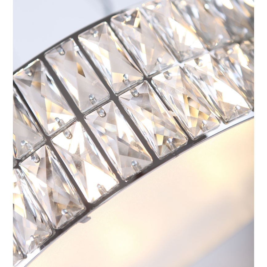 MAXLIGHT P0236 - Lestenec na vrvici DIAMANTE 5xG9/42W/230V pr. 38 cm sijajni krom